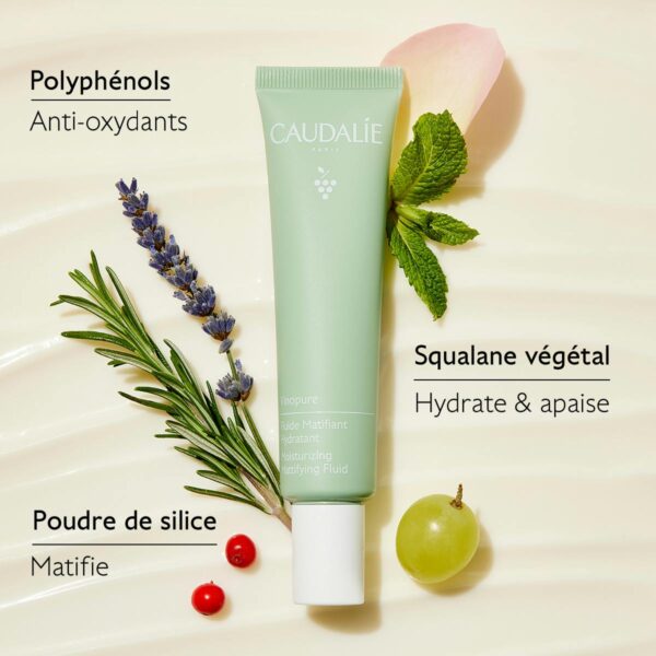 Caudalie Vinopure Fluide Matifiant Hydratant 40ml - Image 2