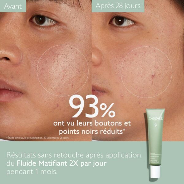 Caudalie Vinopure Fluide Matifiant Hydratant 40ml - Image 6