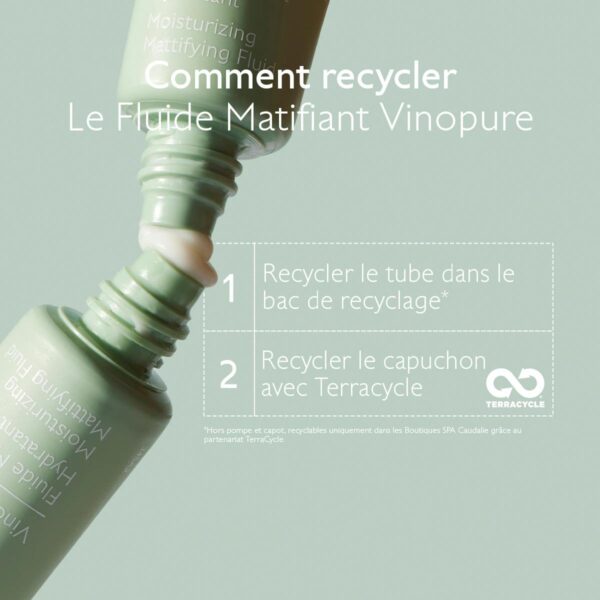 Caudalie Vinopure Fluide Matifiant Hydratant 40ml - Image 3